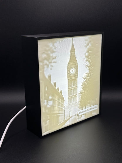 Lampada Litofania 3D Personalizzata con Foto – Regalo Unico Luminoso