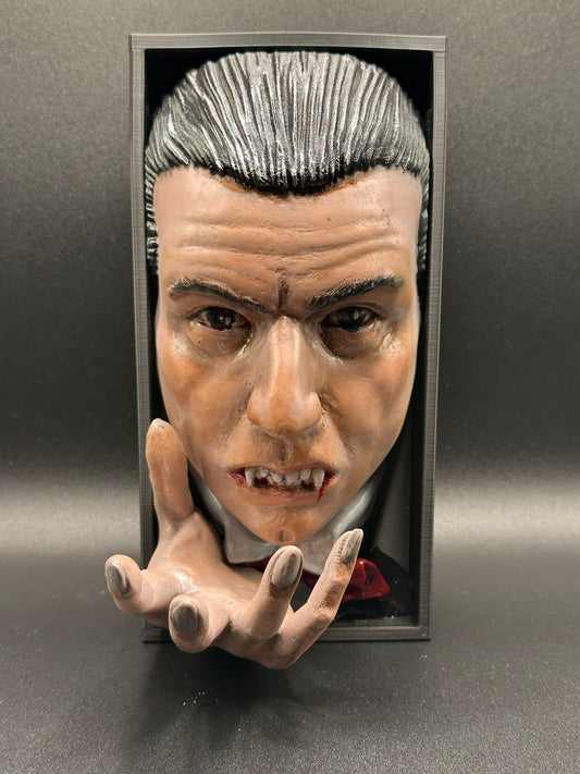 Fermalibro 3D Dracula Dipinto a Mano