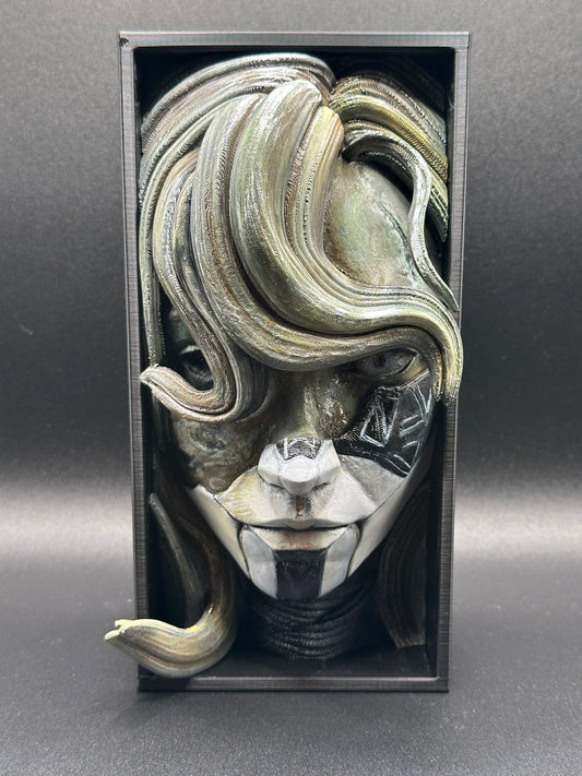Fermalibro 3D Alicia Dipinto a Mano