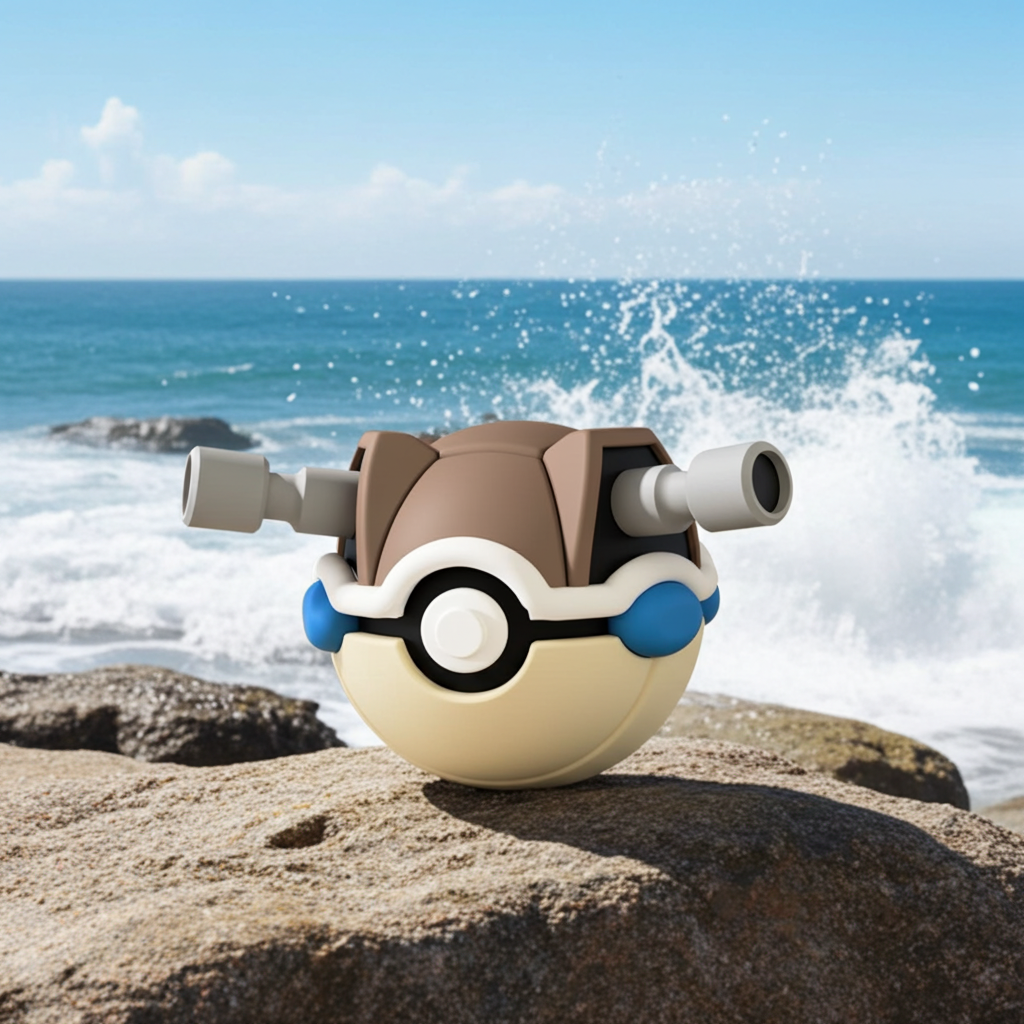 #0009 – Sfera da Collezione Ispirata a Blastoise