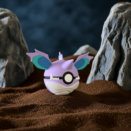 Poké Ball 3D ispirata a Nidoking – Sfera decorativa da collezione (#0034)