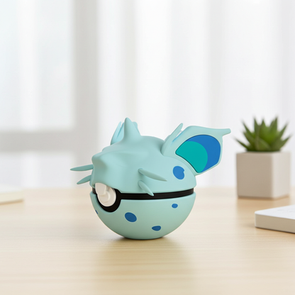Poké Ball 3D ispirata a Nidoran♀ – Sfera decorativa da collezione (#0029)