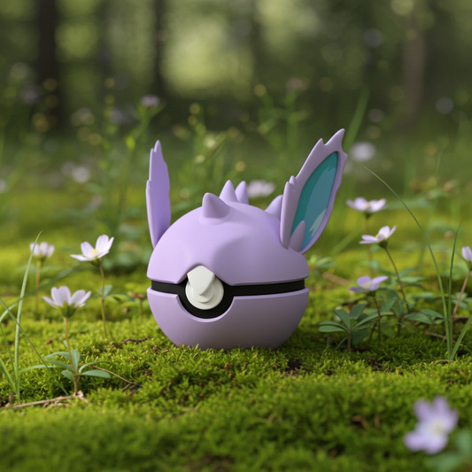 Poké Ball 3D ispirata a Nidoran♂ – Sfera decorativa da collezione (#0032)