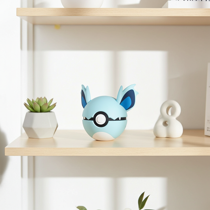 Poké Ball 3D ispirata a Nidorina – Sfera decorativa da collezione (#0030)