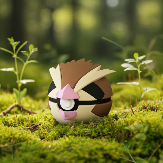 Poké Ball 3D ispirata a Pidgey – Sfera decorativa da collezione (#0016)