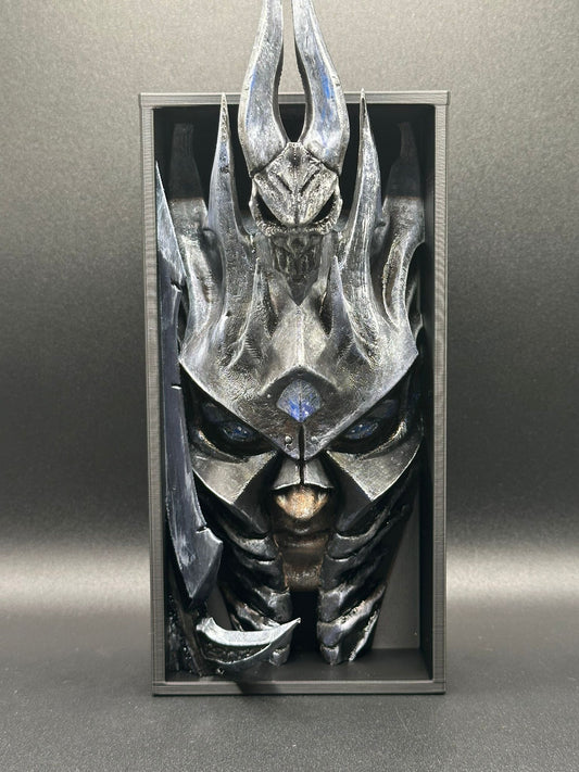 Fermalibro 3D Arthas – Lich King Edition Dipinto a Mano
