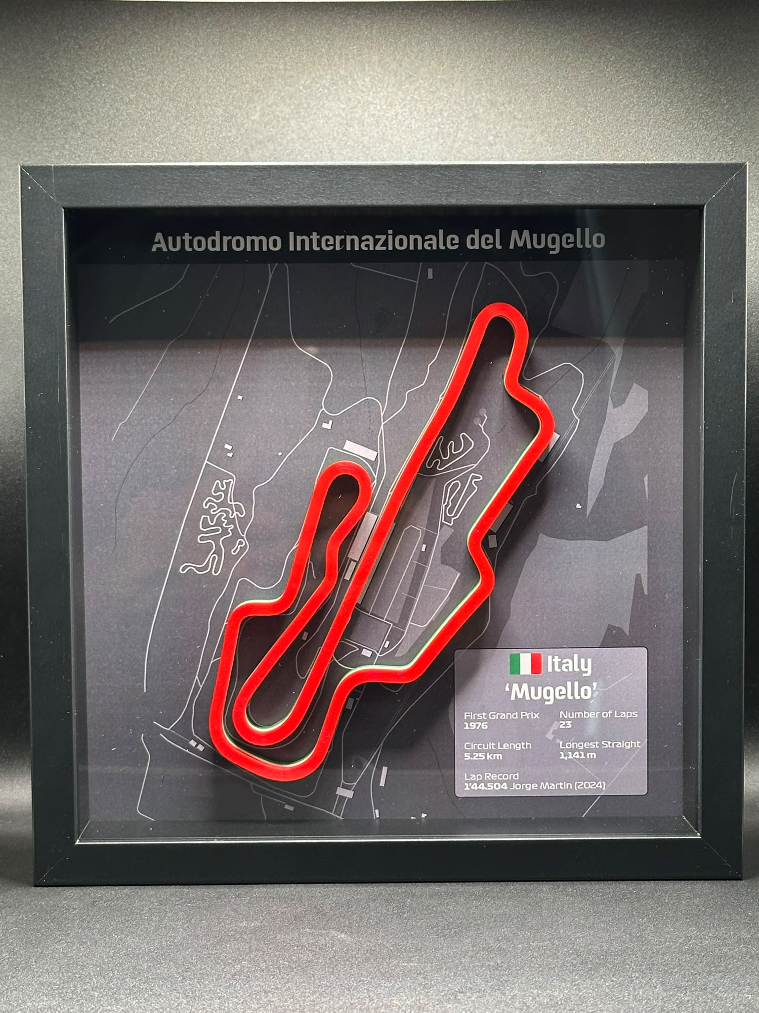Quadro circuito Mugello vista frontale
