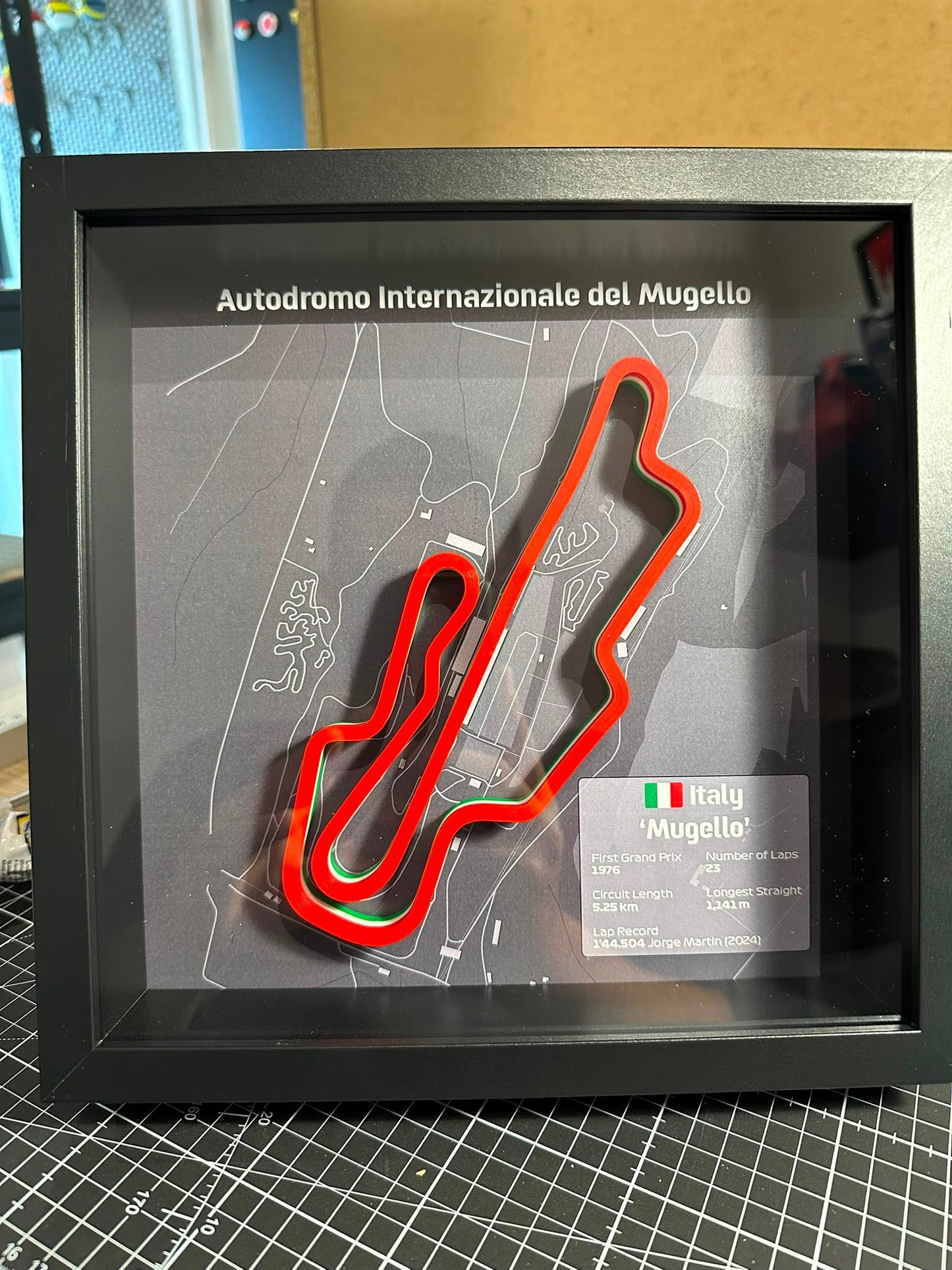 Esempio stile: tracciato rosso dettaglio