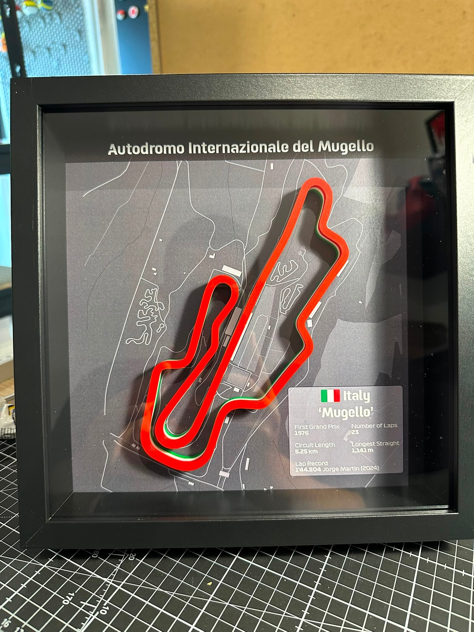 Esempio stile: tracciato rosso dettaglio